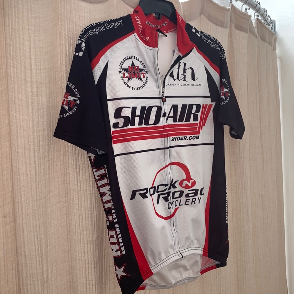 Red & Black Cycling Jersey